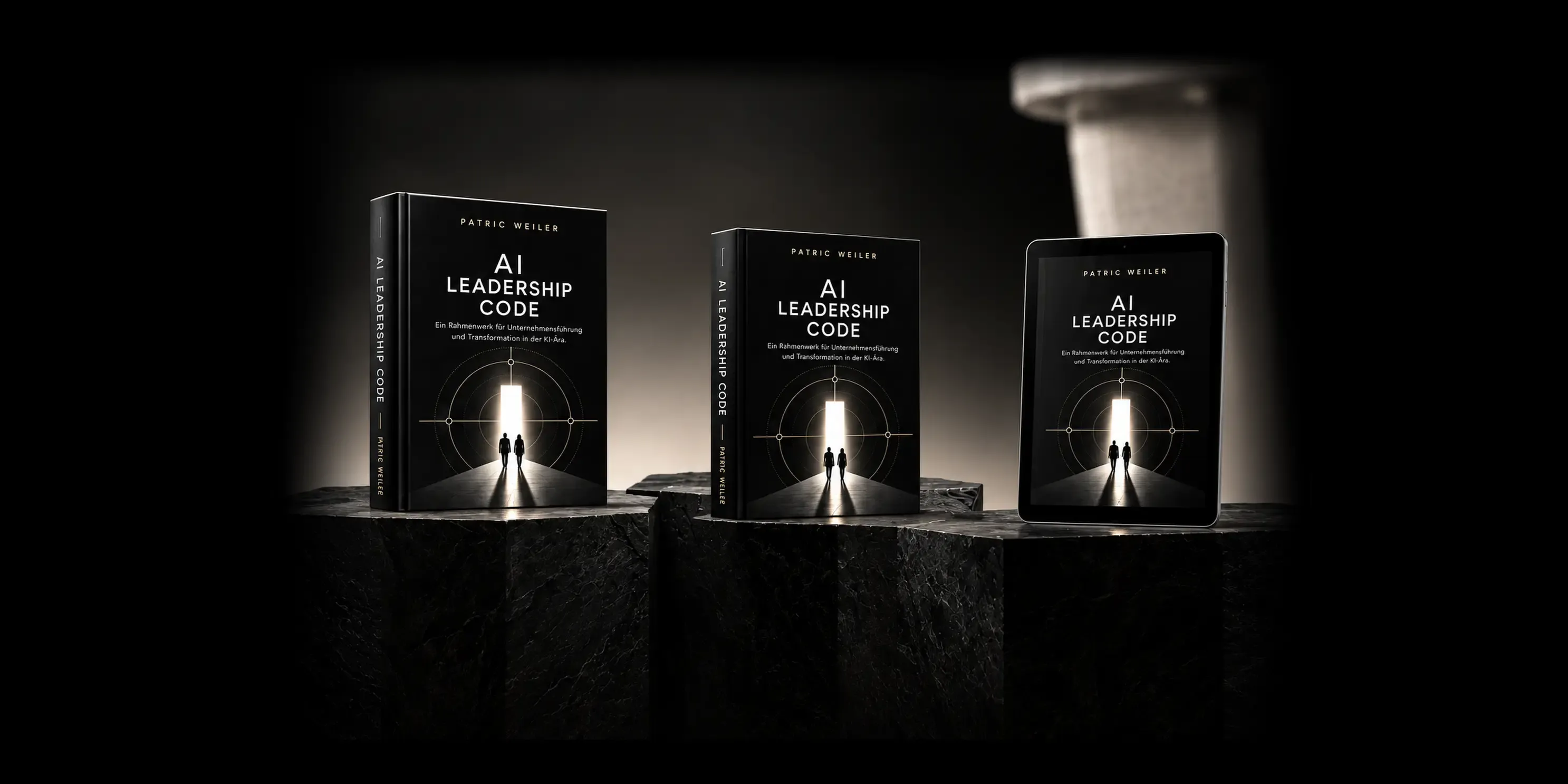 Hardcover, Paperback und E-Book des AI Leadership Code
